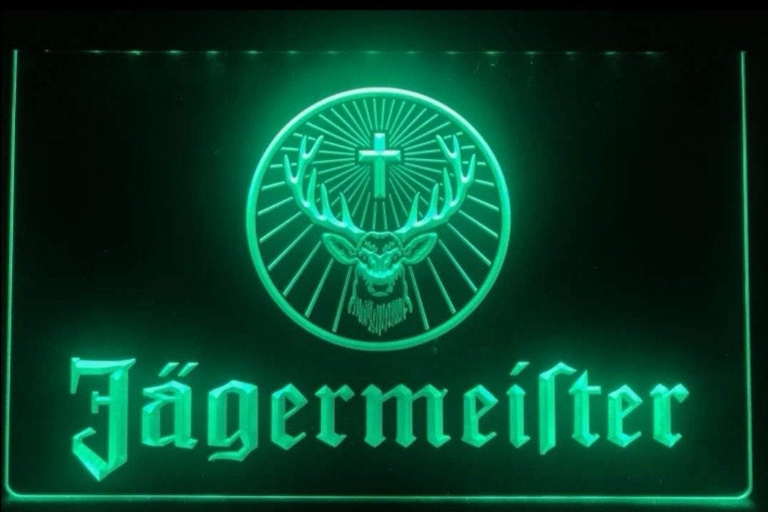 JÄGERMEISTER 3D ledverlichting lamp lichtbak, Ophalen of Verzenden, Nieuw, Lichtbak of (neon) lamp