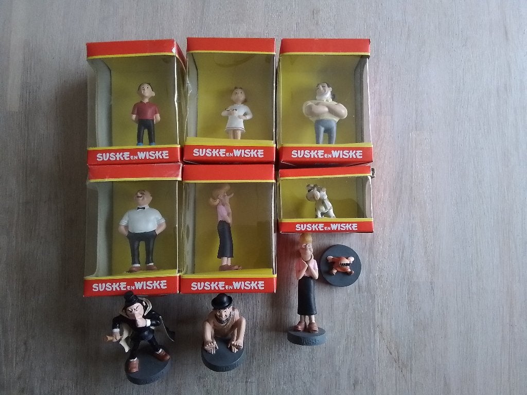 Suske en Wiske beeldjes, Ophalen of Verzenden, Suske en Wiske, Zo goed als nieuw, Beeldje of Figuurtje