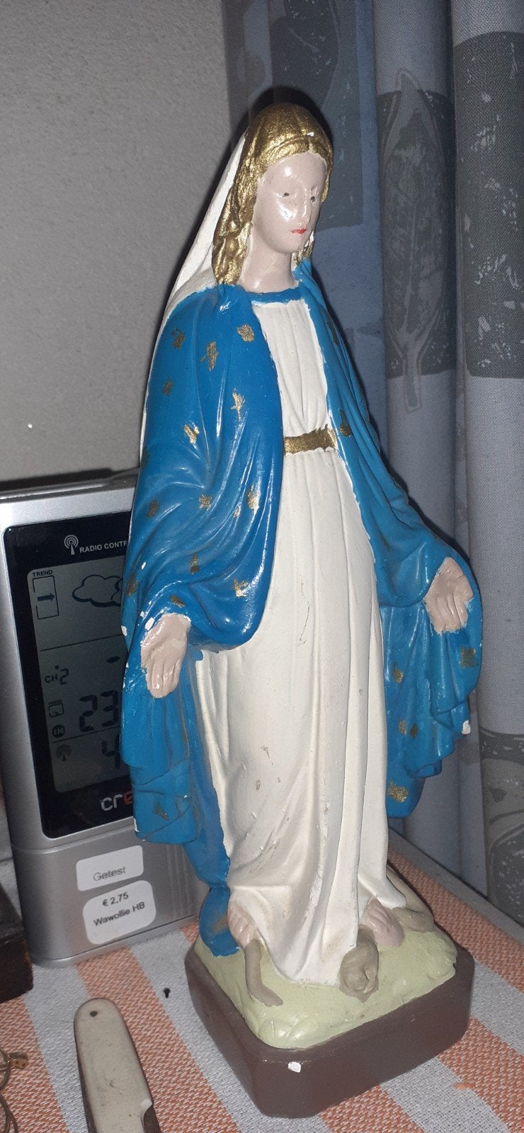 Maria beeld louders  beeld zie foto.s en  hij is tekoop, Ophalen