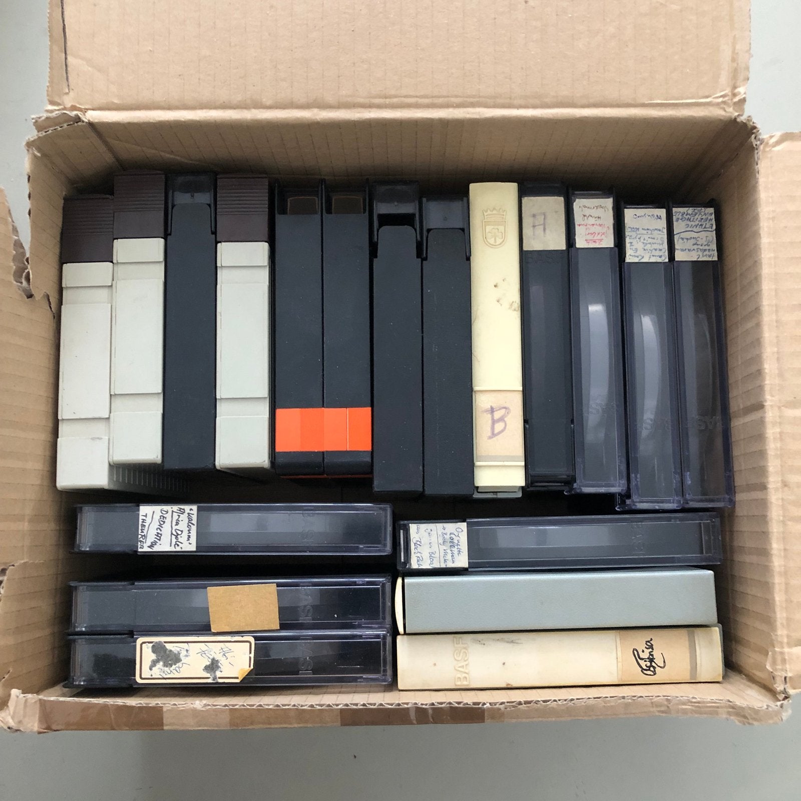 19 BASF/AGFA audio reels 18cm - Jazz & Klassiek jaren 60/70, Ophalen of Verzenden, Onderdeel, Met banden
