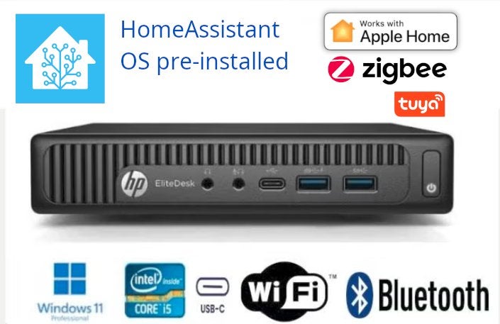 HP EliteDesk 800 G2 Mini | Home Assistant OS️, 2 tot 3 Ghz, HP, 8 GB, Ophalen of Verzenden