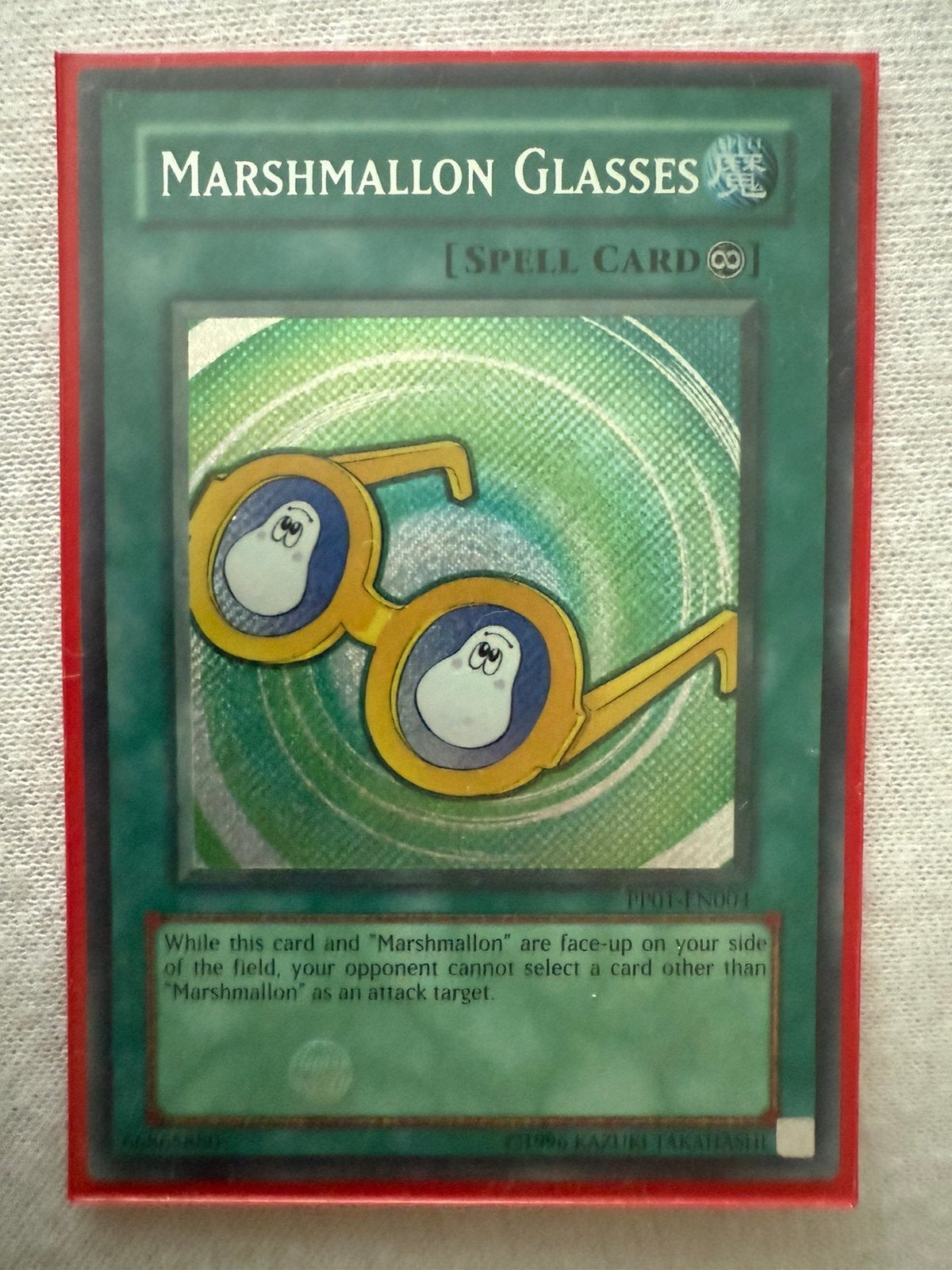 Marshmallon Glasses yugioh Secret Rare, Verzenden, Nieuw, Losse kaart, Foil