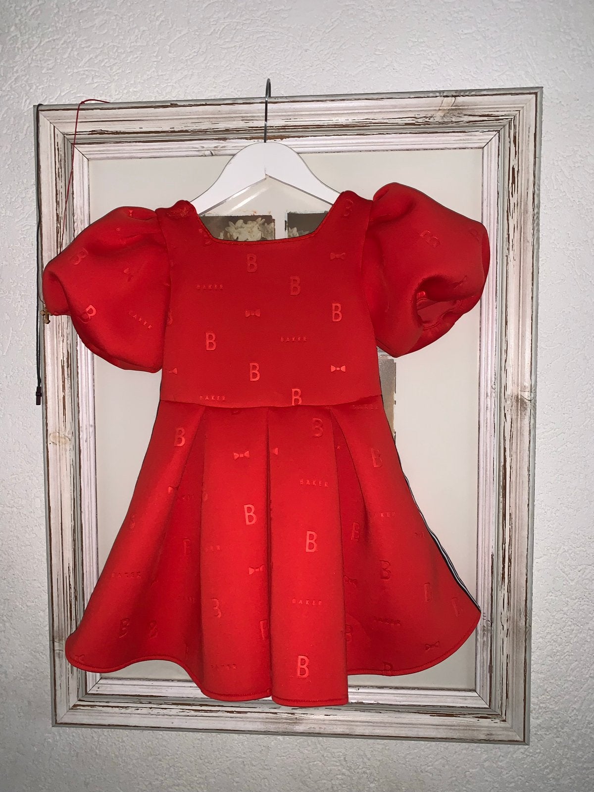 Prachtige rode Ted Baker jurk voor meisjes - Maat 104, Kinderen en Baby's, Ophalen of Verzenden, Zo goed als nieuw, Meisje, Jurk of Rok