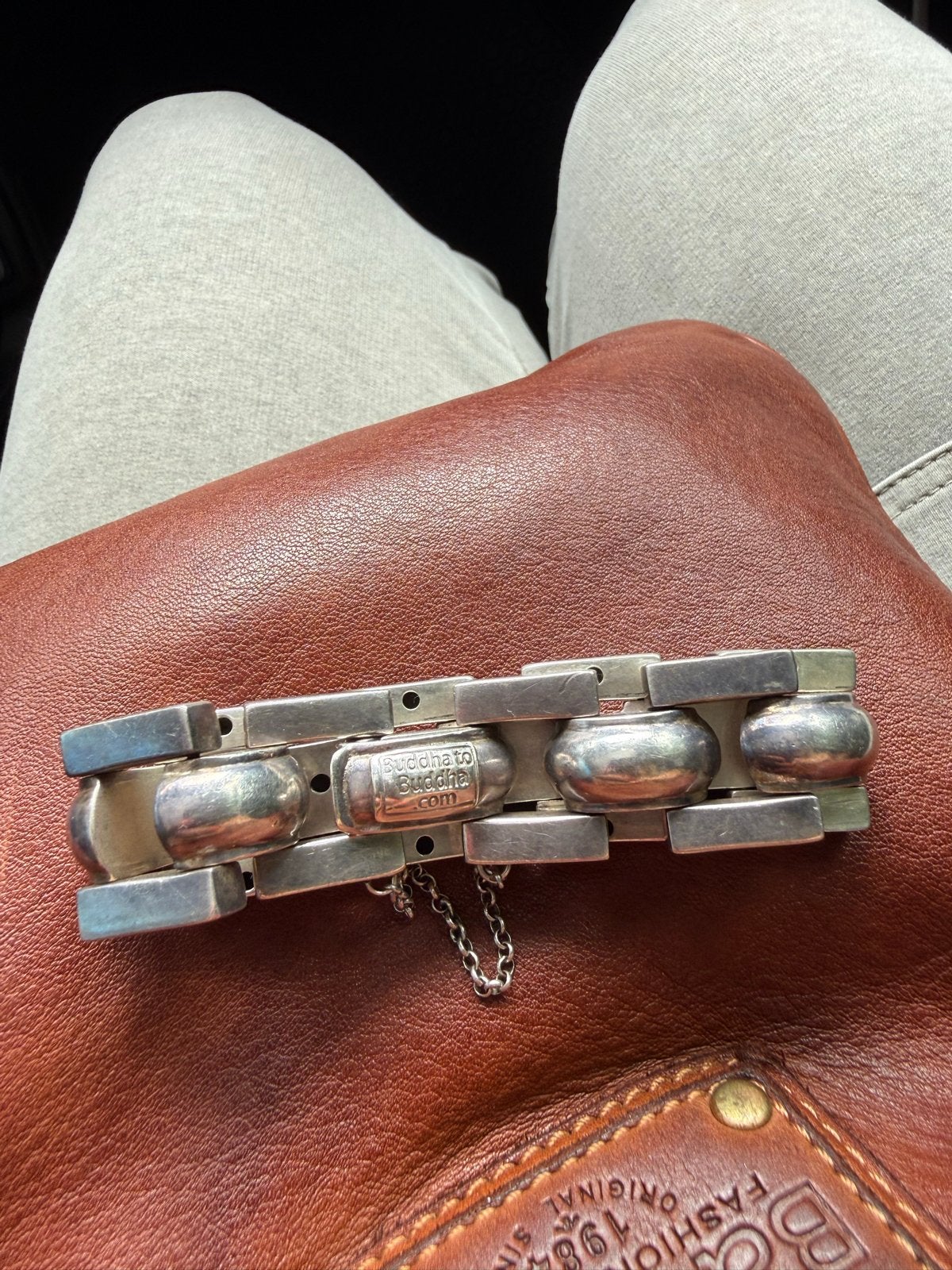Zilveren Buddha armband Batul, Ophalen of Verzenden, Gebruikt, Zilver