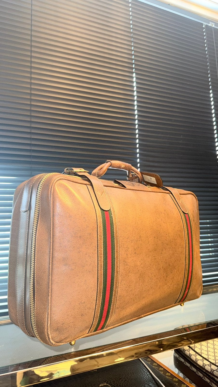 Gucci vintage reistas travelbag bruin leer jaren 70, Sieraden, Tassen en Uiterlijk, Koffers, Ophalen of Verzenden, Zo goed als nieuw