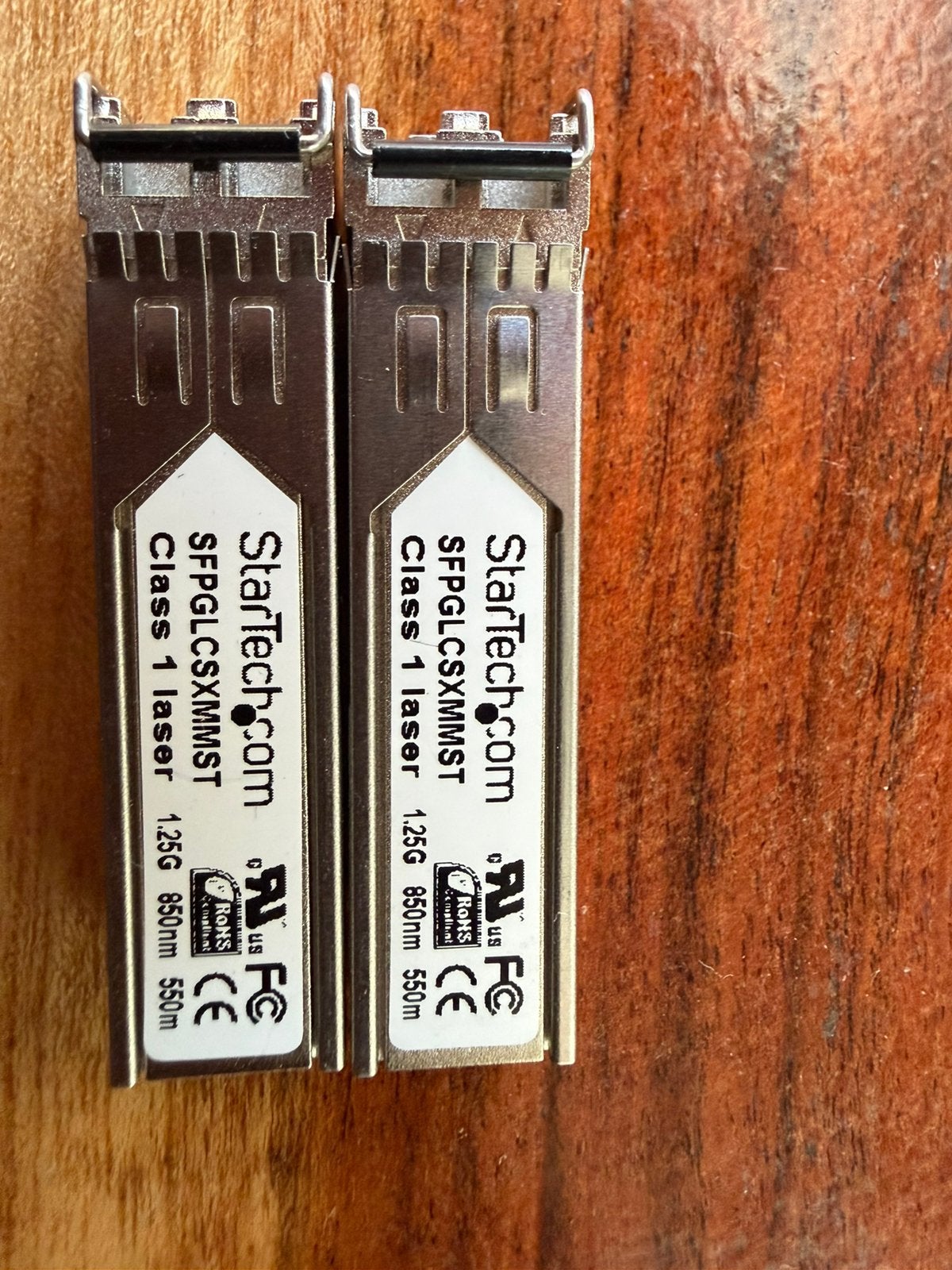 2 x Startech 1,25 Gb/s SFP SFPGLCSXMMST, Ophalen, Zo goed als nieuw