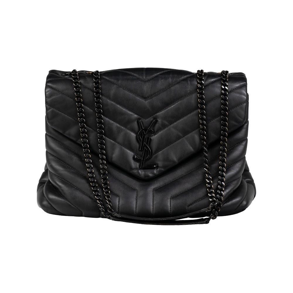 Saint Laurent LouLou Large - limited edition, Ophalen of Verzenden, Gebruikt, Zwart, Handtas