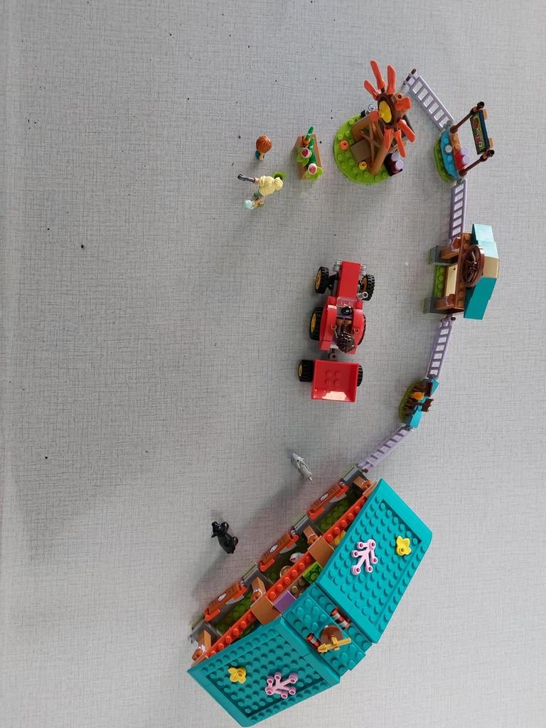 Lego Friends 42617 Boerderij met dieren en tractor, Ophalen of Verzenden, Zo goed als nieuw, Complete set, Lego