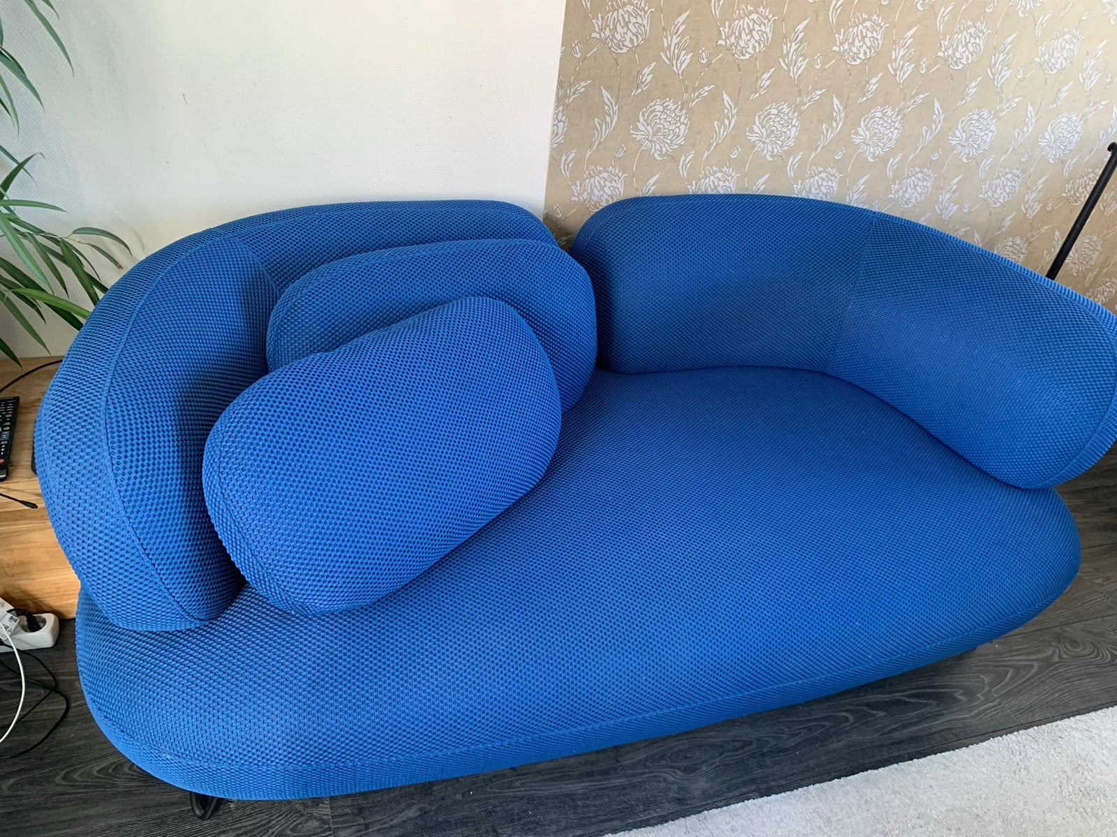 KARE Design Peppo 2-zitsbank - Blauw, Huis en Inrichting, Ophalen, 150 tot 200 cm, Tweepersoons, 75 tot 100 cm