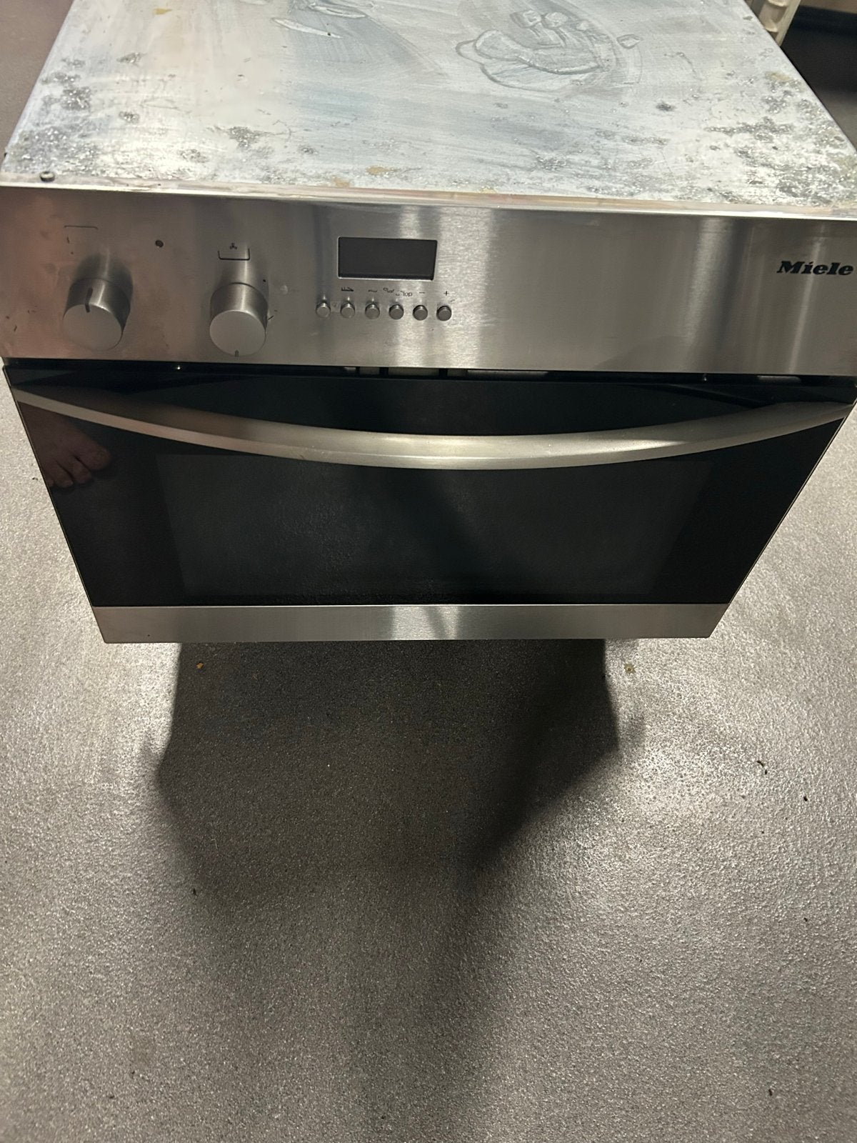 Miele H147-2MB Combi-oven Magnetron - Functioneel, Inbouw, Witgoed en Apparatuur, Ovens, Ophalen, 45 tot 50 cm, Gebruikt, Combi-oven