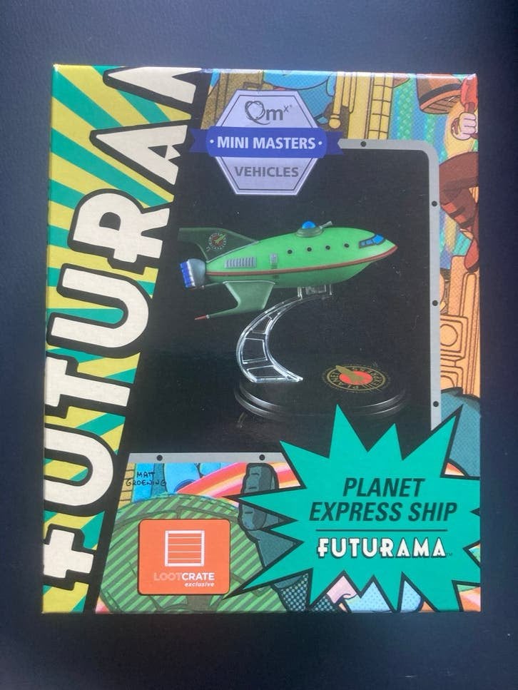Futurama Planet Express Ship QMx Mini Masters, Ophalen of Verzenden, Zo goed als nieuw