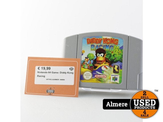 Nintendo 64 Game: Diddy Kong Racing, Nintendo, Zo goed als nieuw, Support@nintendo.com, 11-1 Hokotate-cho, Kamitoba, Minami-ku
Kyoto 601-8501
Japan