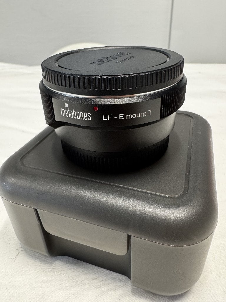 Metabones Canon EF - E mount T adapter, Ophalen of Verzenden, Zo goed als nieuw, Toebehoren