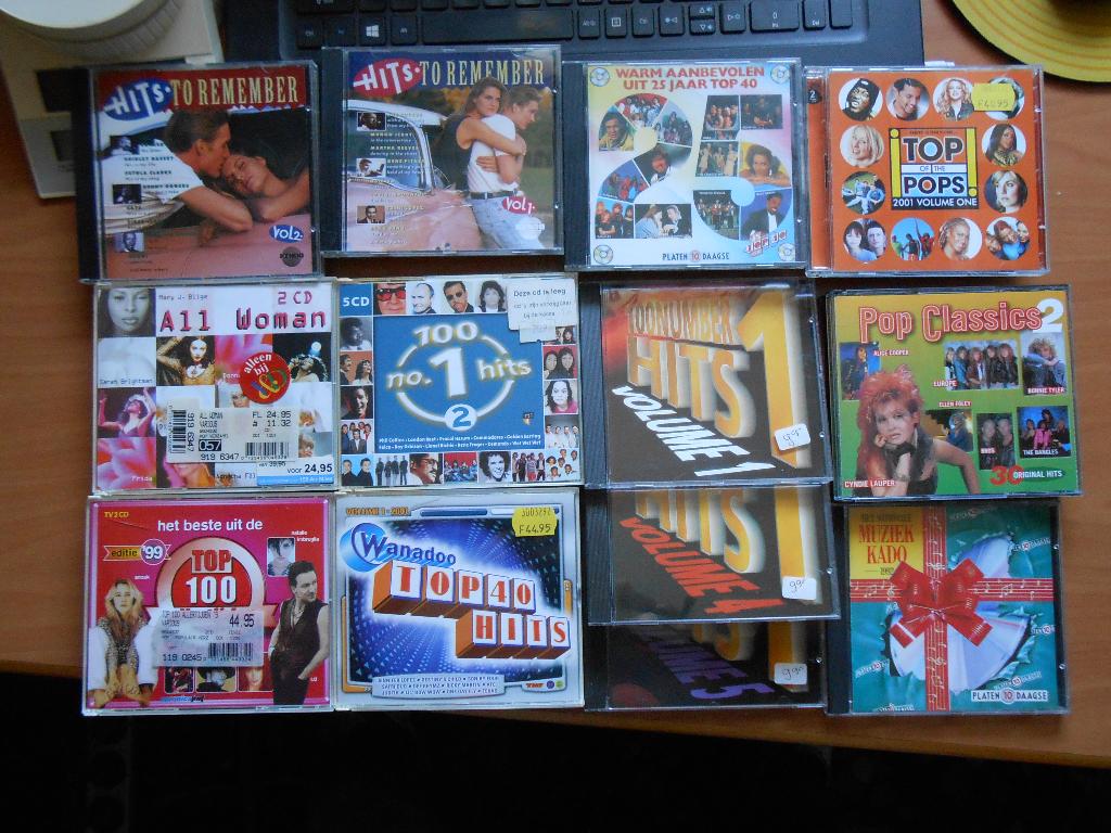 stapel (21) pop verzamel cd's, Ophalen of Verzenden, 1980 - 1989, Gebruikt