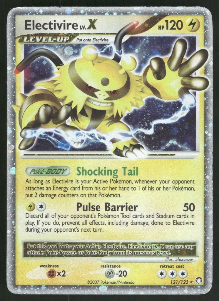 Electivire LV.X 121/123 - Mysterious Treasures (Far), Verzenden, Gebruikt
