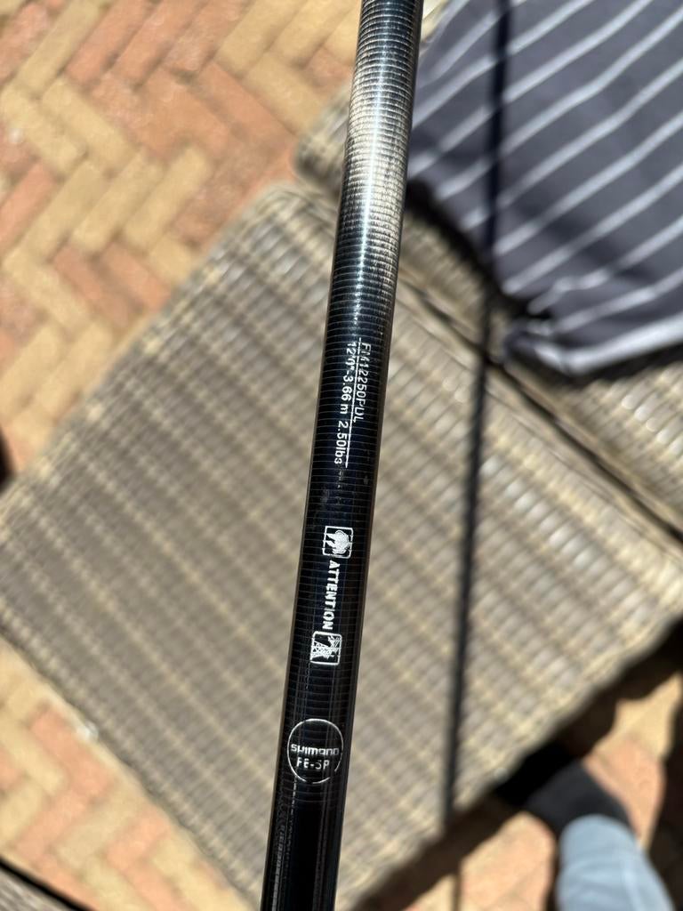 Shimano ForceMaster Karperhengel 3.60m 2.75lbs, Ophalen of Verzenden, Gebruikt, Werphengel