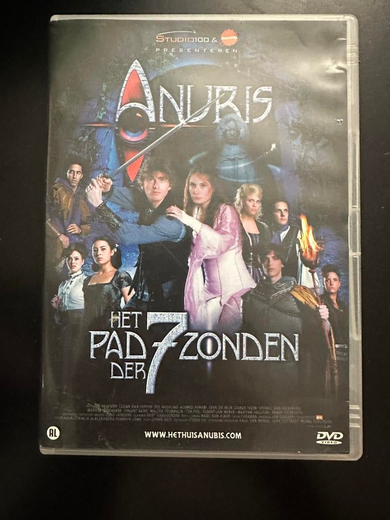 Anubis: Het Pad der 7 Zonden DVD - Studio 100, Avontuur, Gebruikt, Ophalen of Verzenden, Vanaf 6 jaar