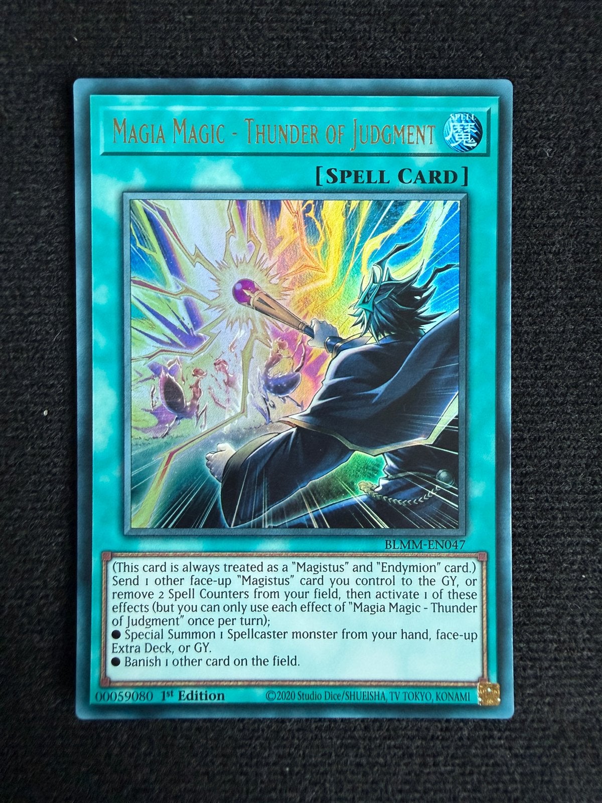 Magia Magic - Thunder of Judgment - UR - BLMM-EN047 1st, Verzenden, Zo goed als nieuw, Losse kaart
