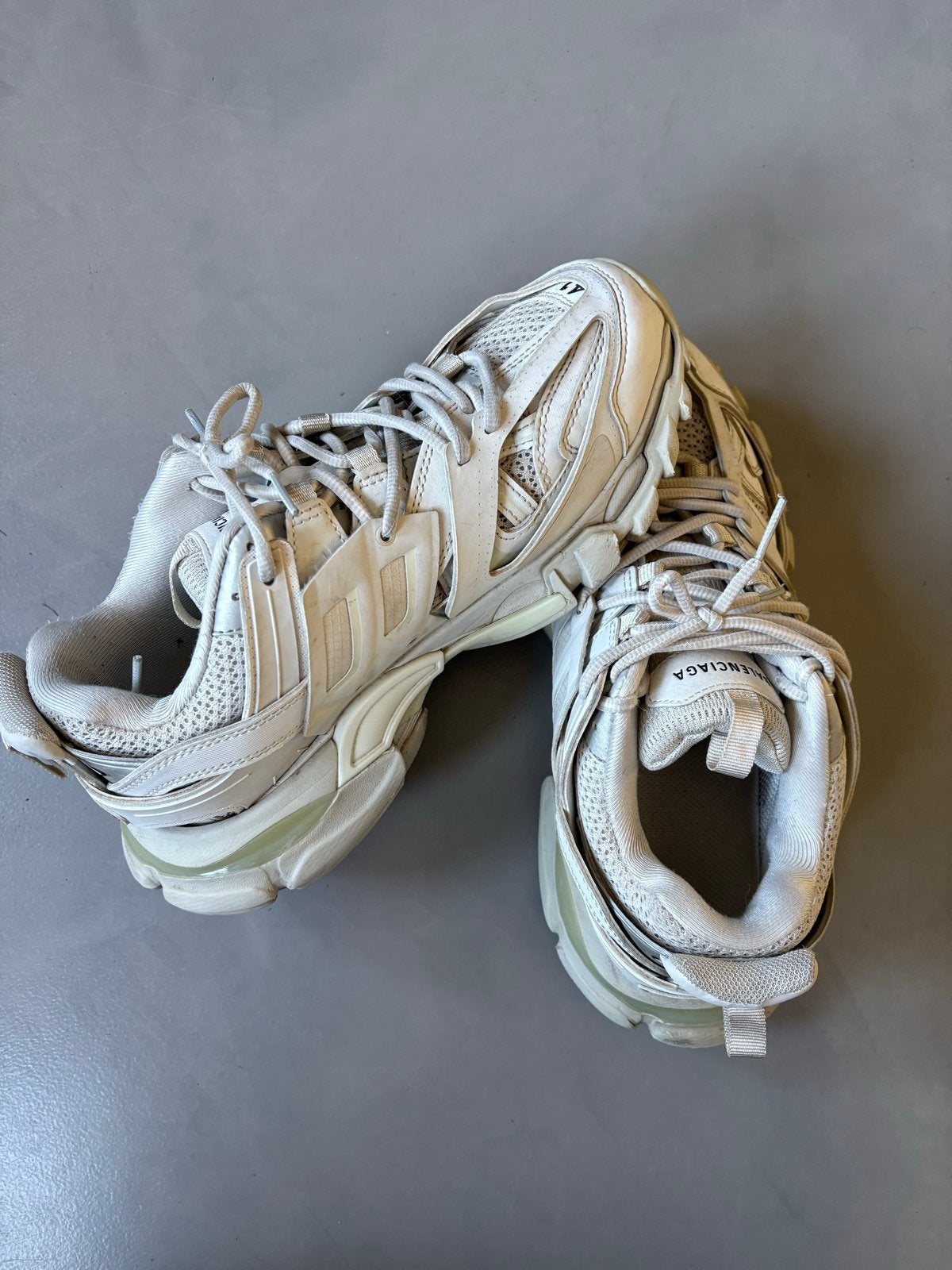 Balenciaga Track Sneakers - Maat 41, Kleding | Heren, Verzenden, Gedragen, Wit, Sneakers of Gympen