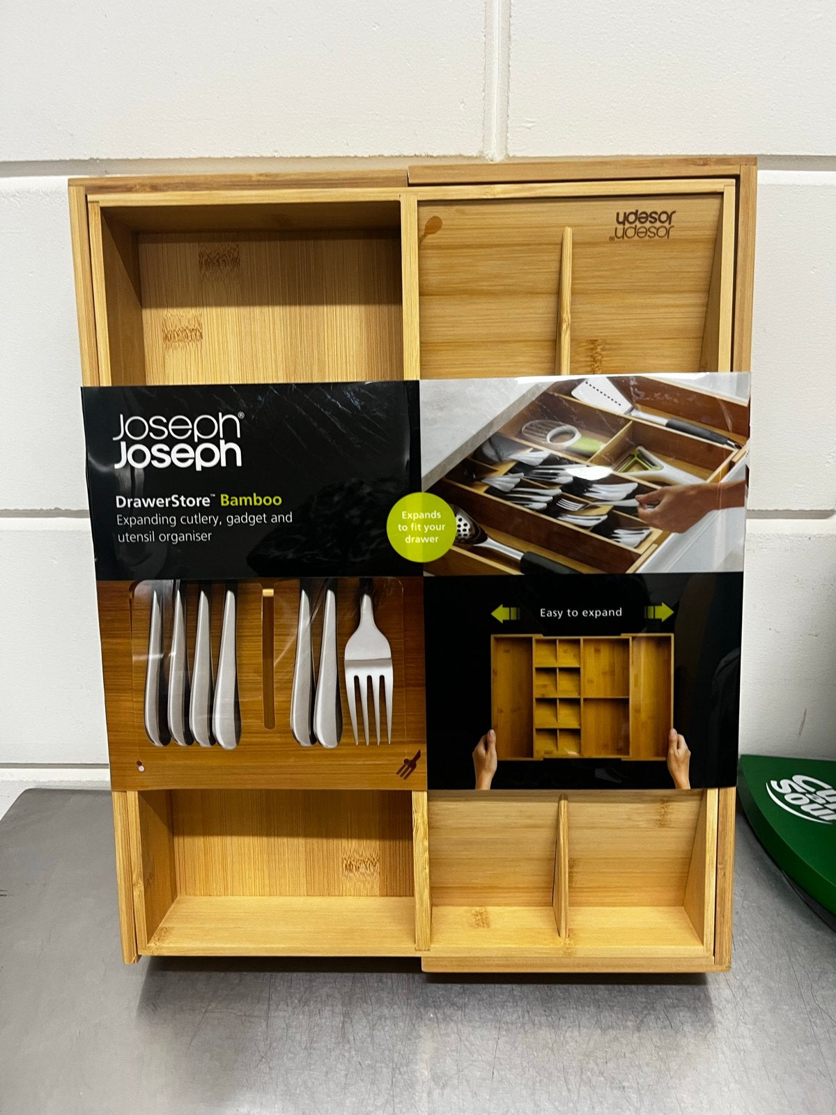 Joseph Joseph DrawerStore Bamboo bestekbak uitschuifbaar, Huis en Inrichting, Keuken | Keukenbenodigdheden, Overige typen, Hout
