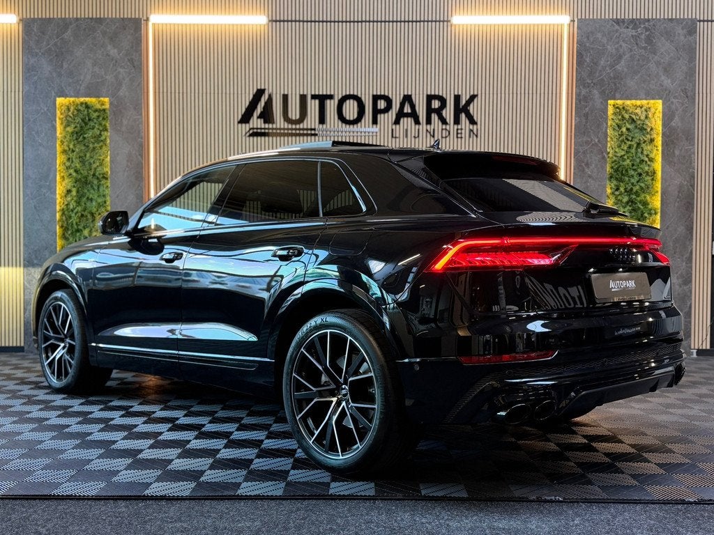 Audi Q8 55 TFSI e quattro 3X S-LINE |PANO|B&O|SOFTCLOSE|MATR, Automaat, 14 kWh, Gebruikt, 2995 cc