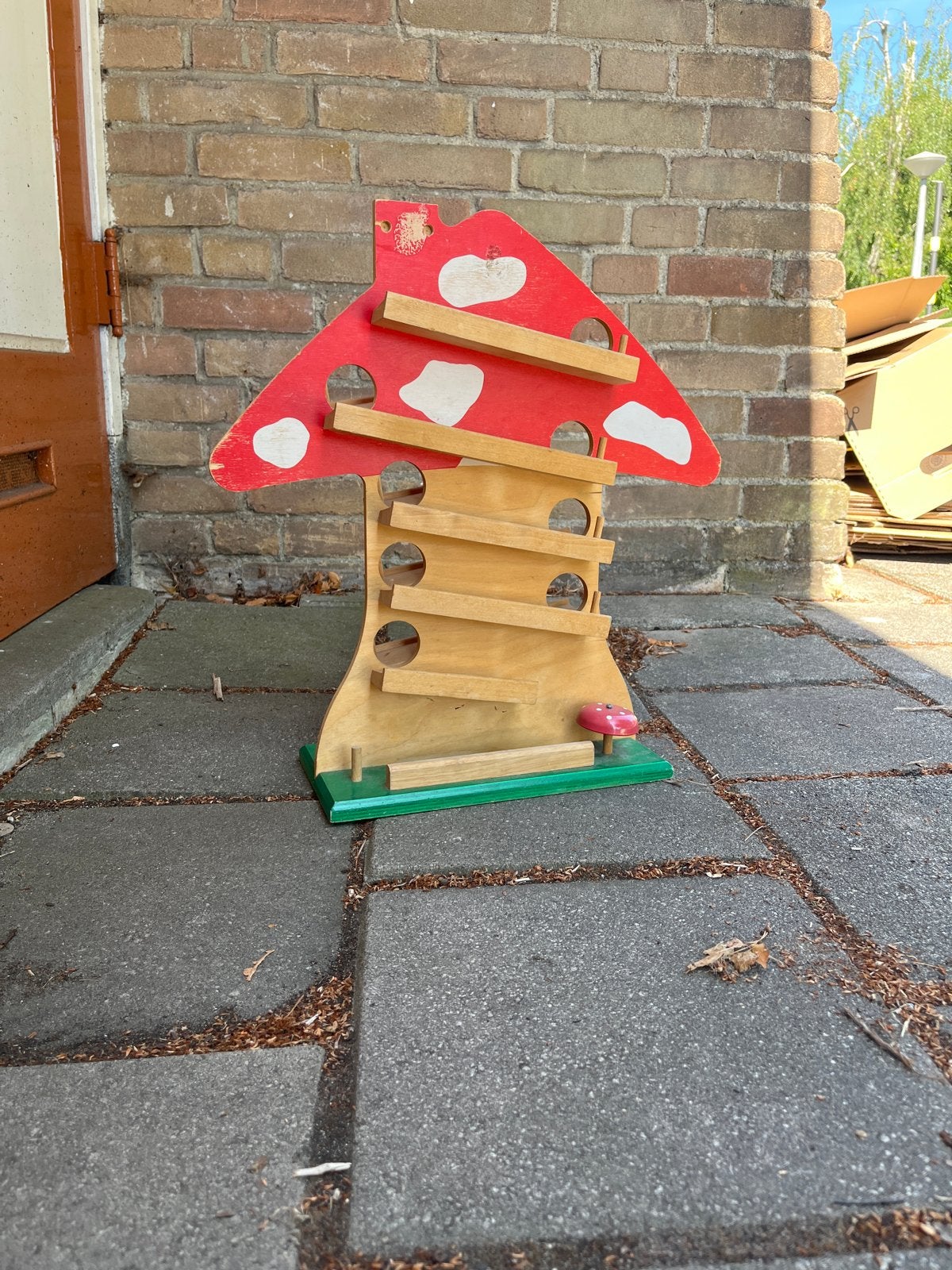 Houten paddenstoel knikkerbaan, Ophalen, Gebruikt, Overige typen