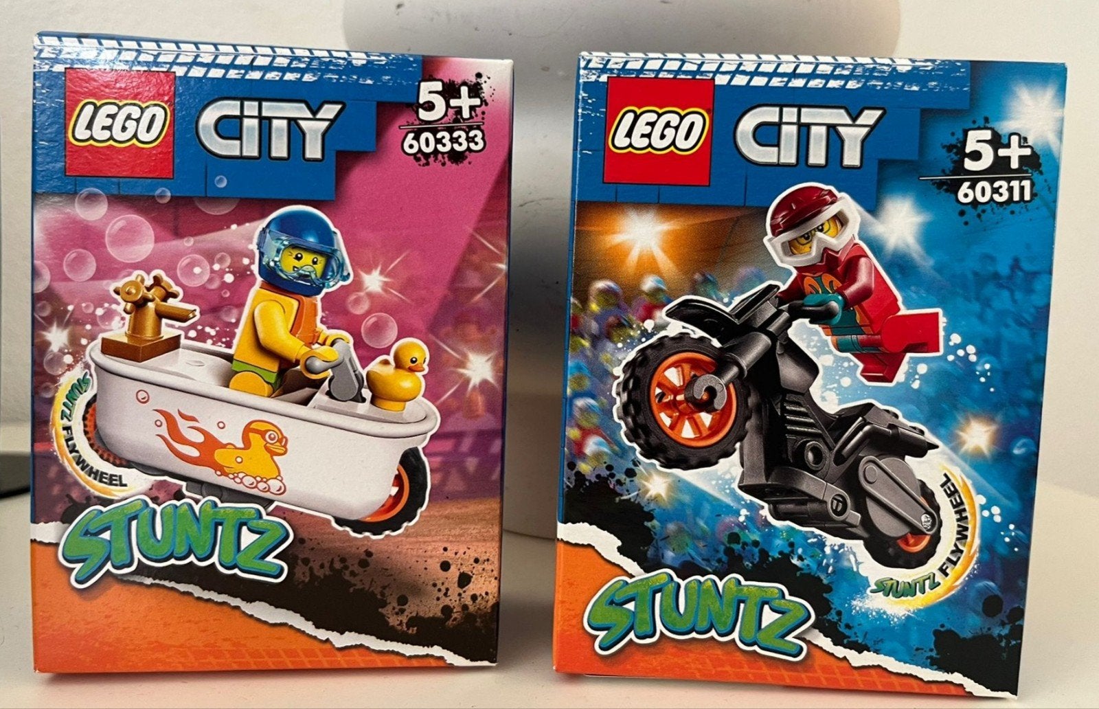 LEGO City Stuntz: Badkuip Stuntmotor & Motor Stuntmotor, City, Lego, Nieuw, Ophalen of Verzenden