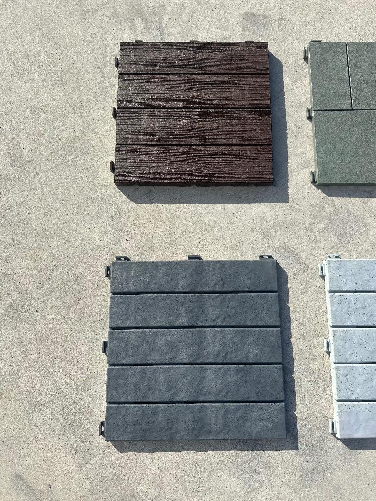 Vlondertegels Composiet - Antraciet - 0.55 m2 - NIEUW, Ophalen of Verzenden, Multyhome, Composiet, Nieuw