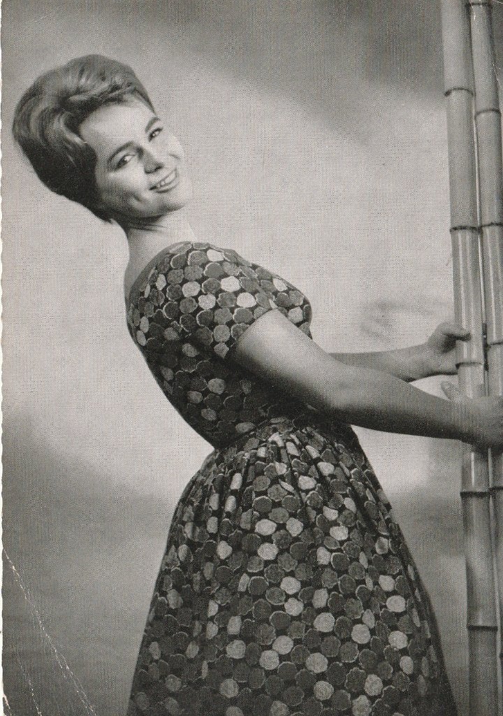 Oude Kaart Conny Froboess (2), Verzenden, 1940 tot 1960, Ongelopen