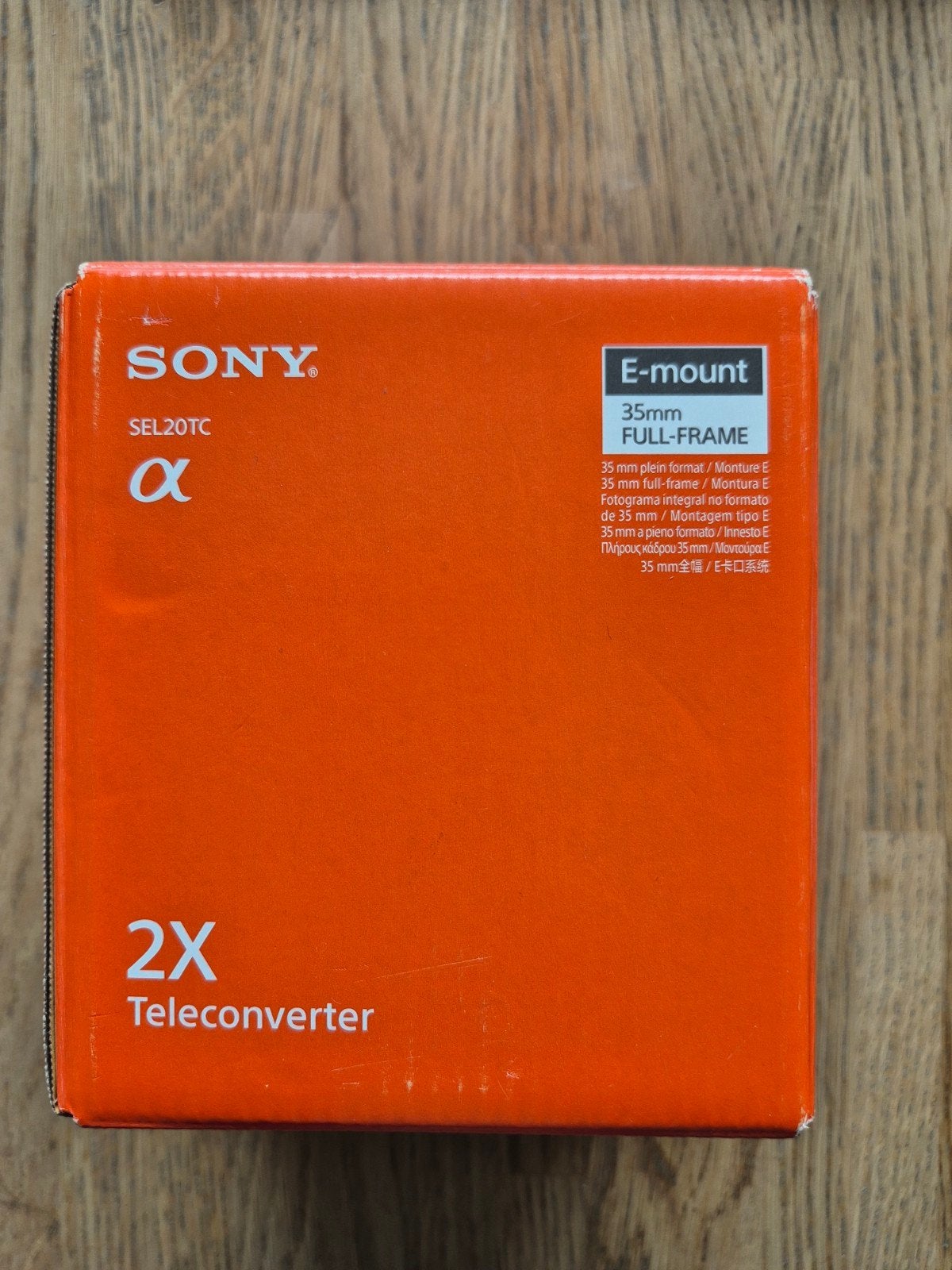 Sony SEL20TC 2x Teleconverter voor E-mount Full-Frame, Ophalen, Sony E-mount, Sony, Nieuw
