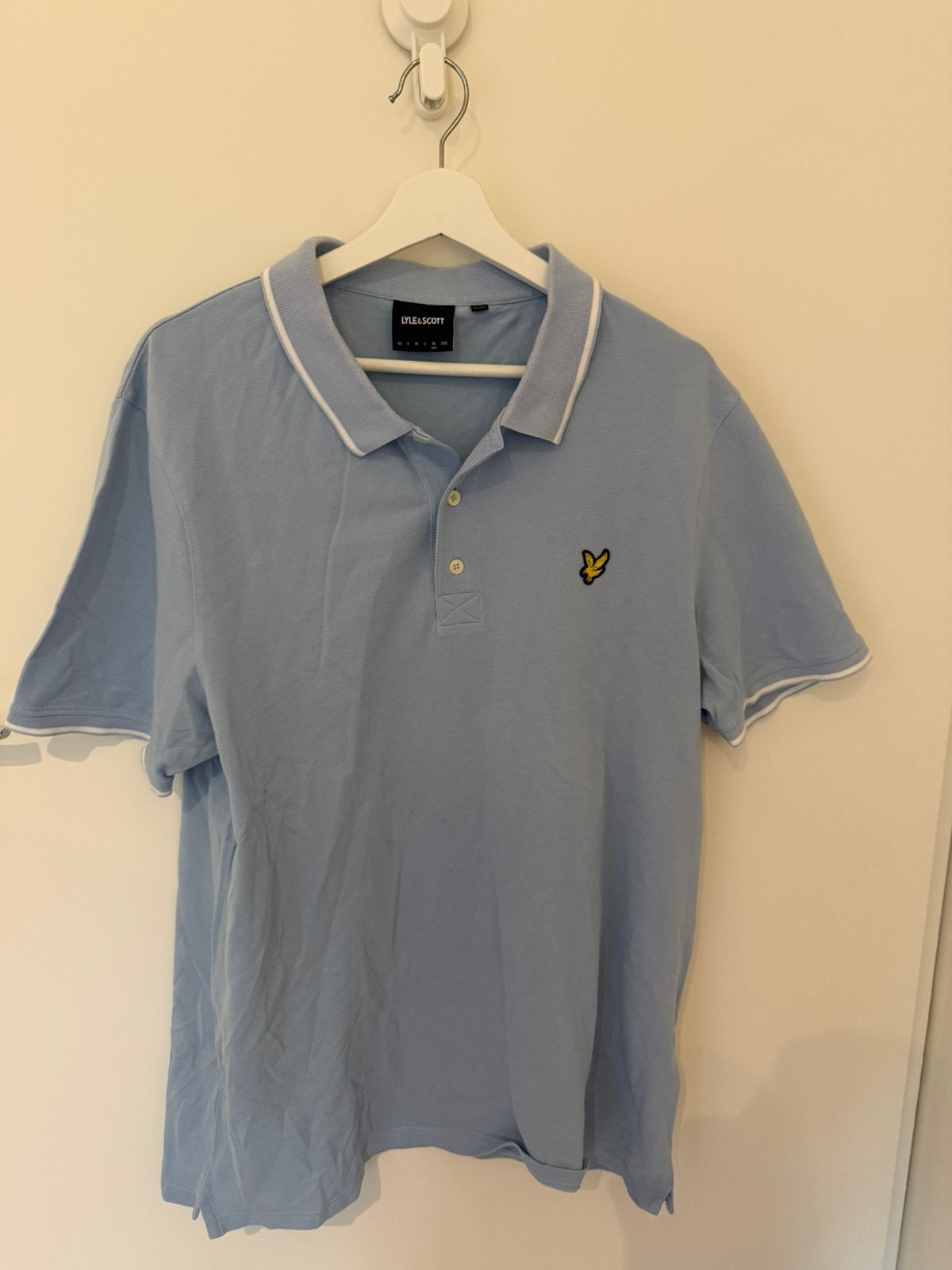 Lyle & Scott polo maat XL, Kleding | Heren, Verzenden, Zo goed als nieuw, Maat 56/58 (XL), Blauw