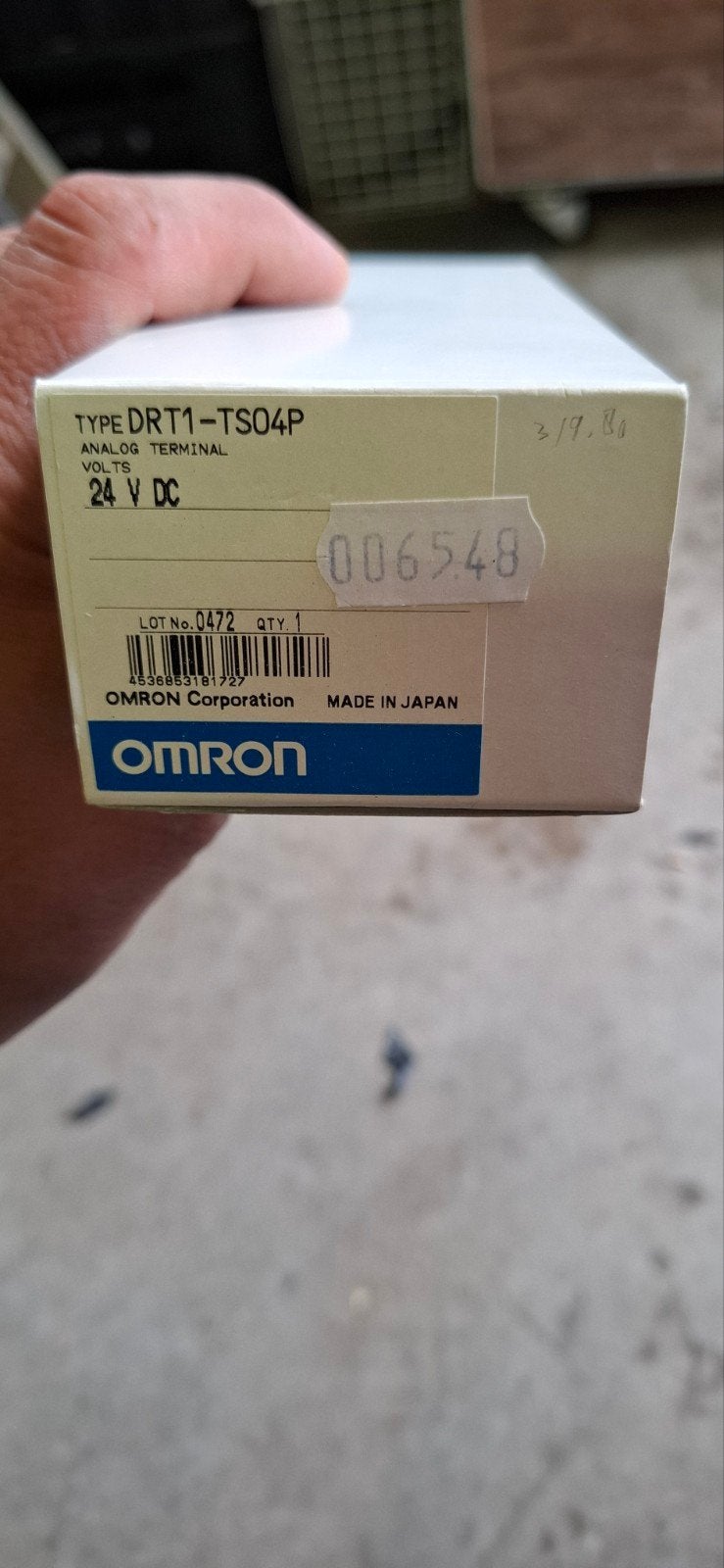 Omron DRT1-TS04P Analoge Terminal 24V DC, Ophalen of Verzenden