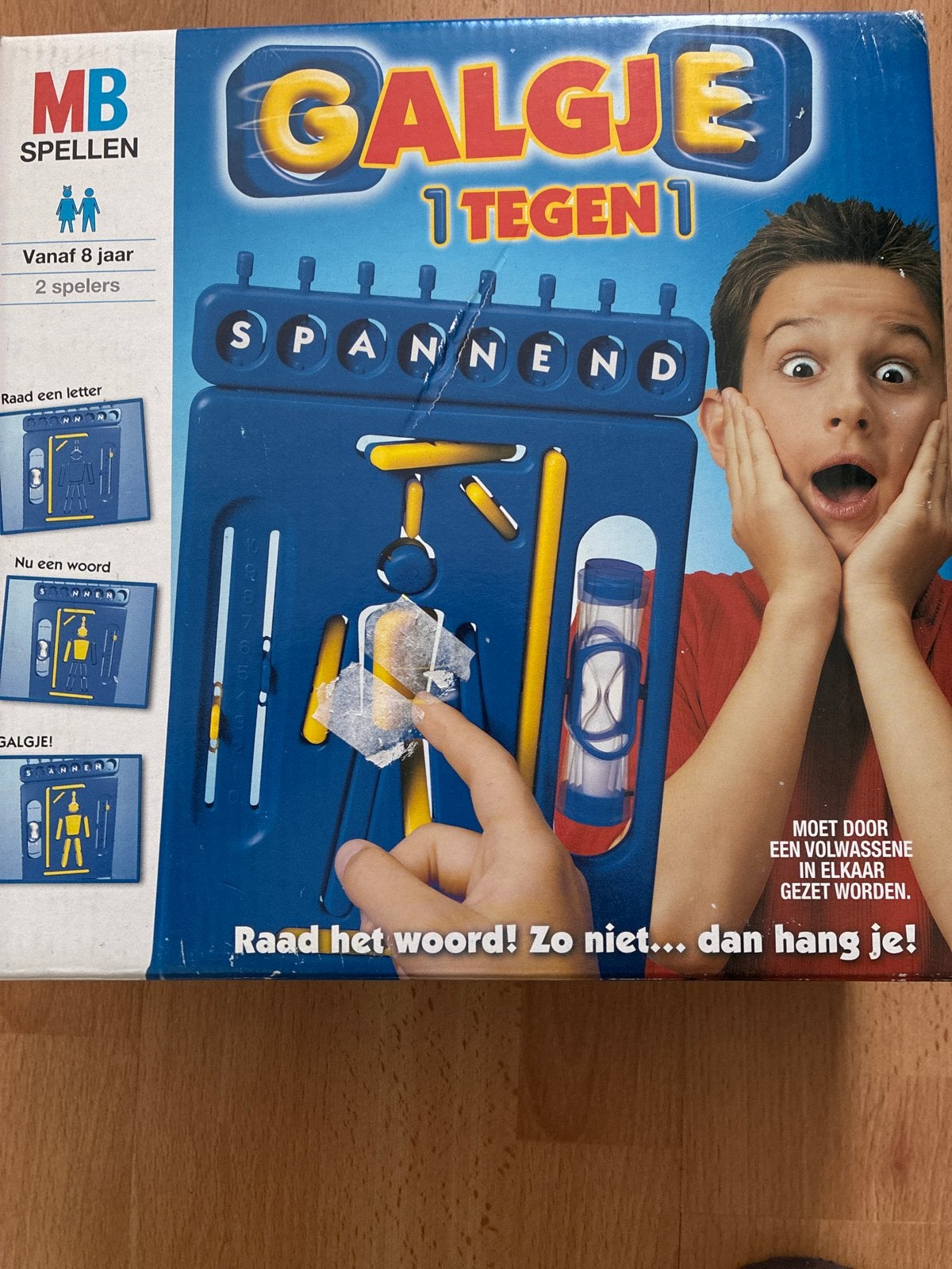 MB Spellen Galgje 1 Tegen 1 Bordspel, Hobby en Vrije tijd, Een of twee spelers, Ophalen of Verzenden, Gebruikt