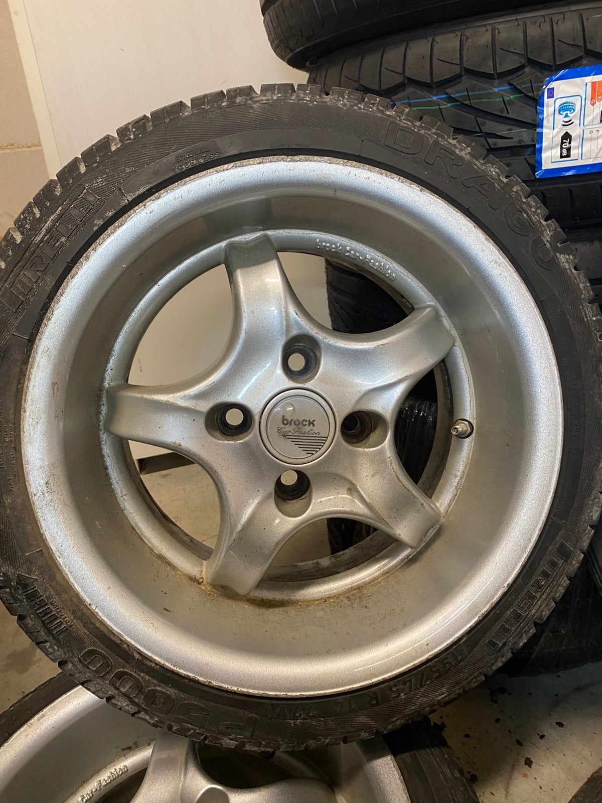 Set Brock B5 velgen 14”, Ophalen, 14 inch, Gebruikt, Velg(en)