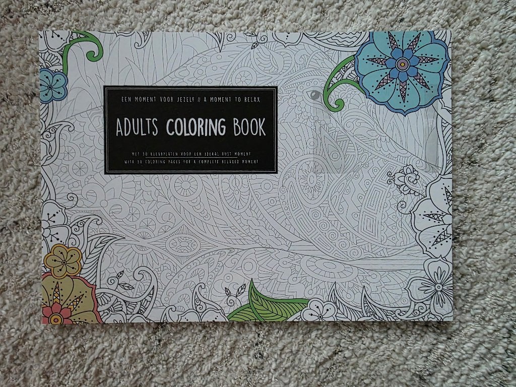 Adults coloring book, Ophalen of Verzenden, Gebruikt, Papier, Schets- of Tekenboek