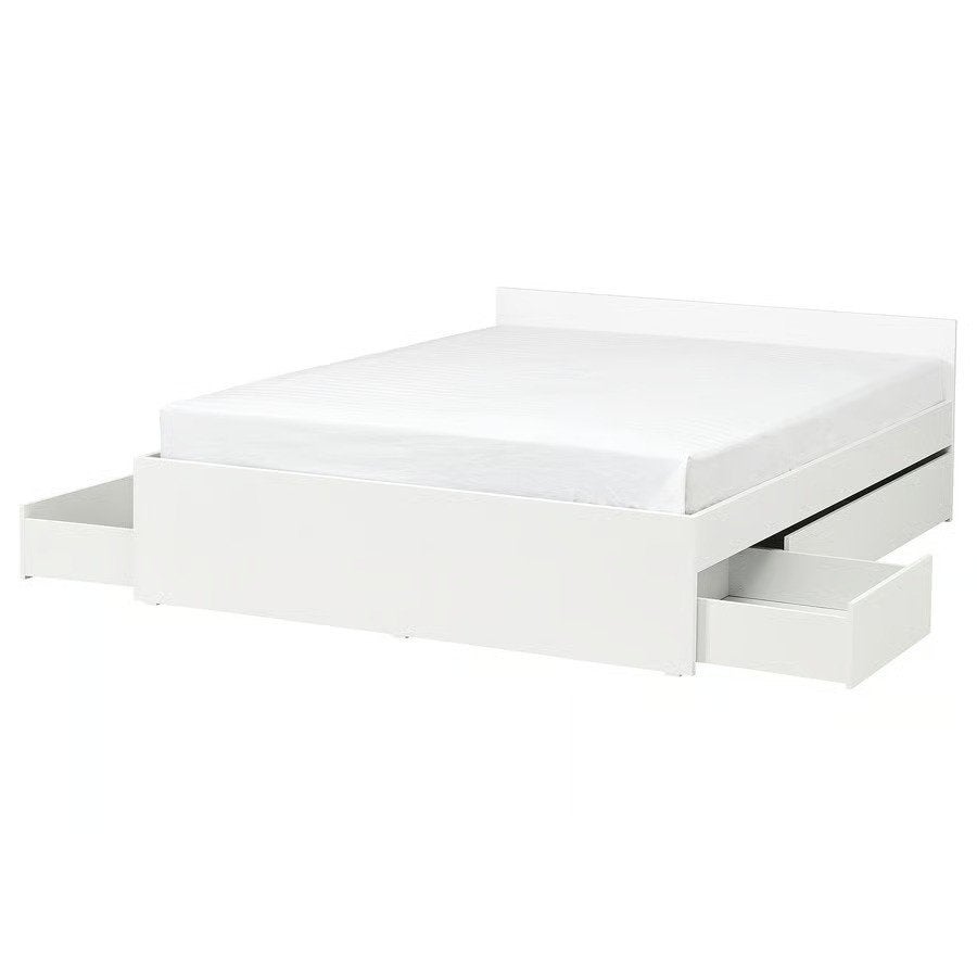 IKEA Songesand Bed Drawers / Drawer Units Set of 2 - White, Ophalen, Modern, Scandinavisch, Wit, Nieuw