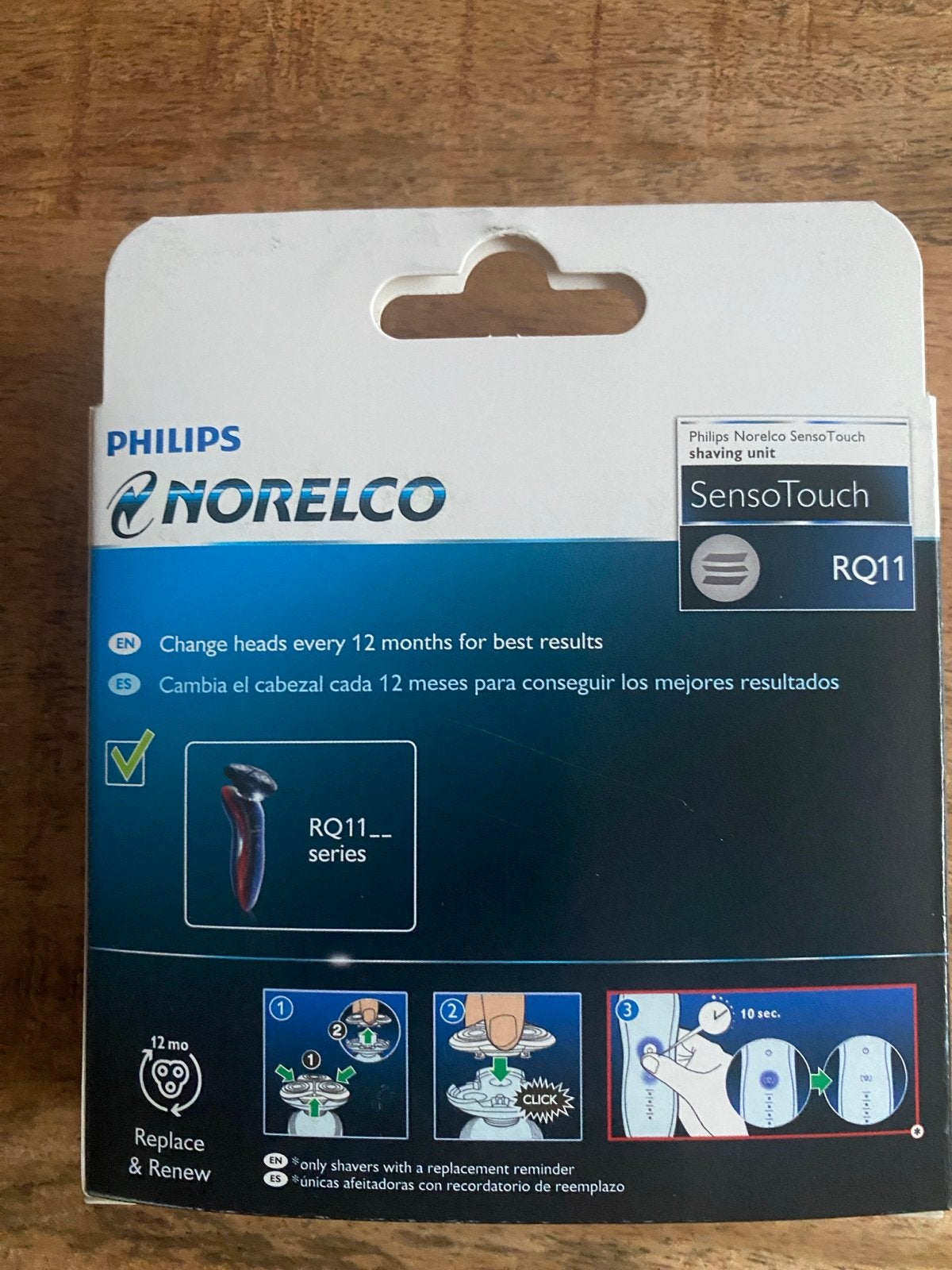 Philips Norelco SensoTouch RQ11 DualPrecision Scheerhoofden, Ophalen of Verzenden, Nieuw, Scheren en Epileren