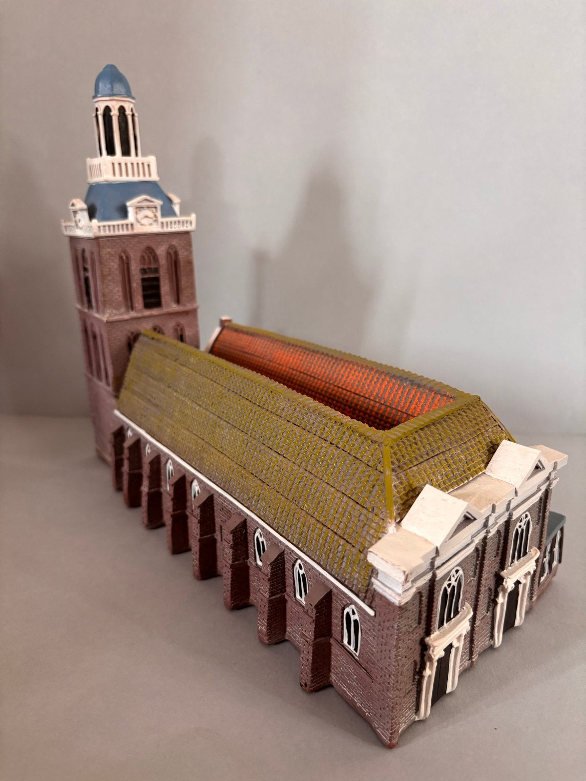 Toren van Meppel miniatuur - Steen - 30x25x15 cm, Ophalen of Verzenden, Gebruikt, Overige typen
