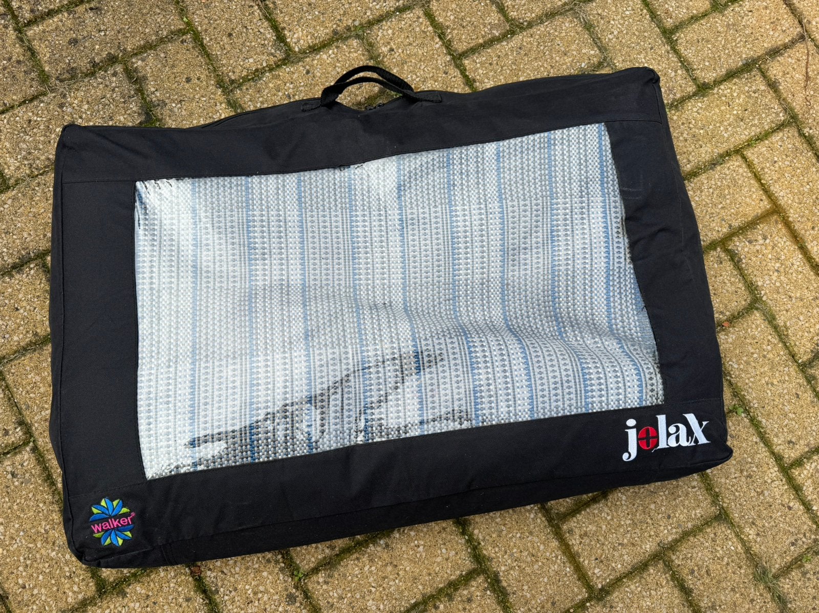 Walker Jolax tenttapijt 300 x 560 cm grijs blauw, Ophalen of Verzenden, Gebruikt