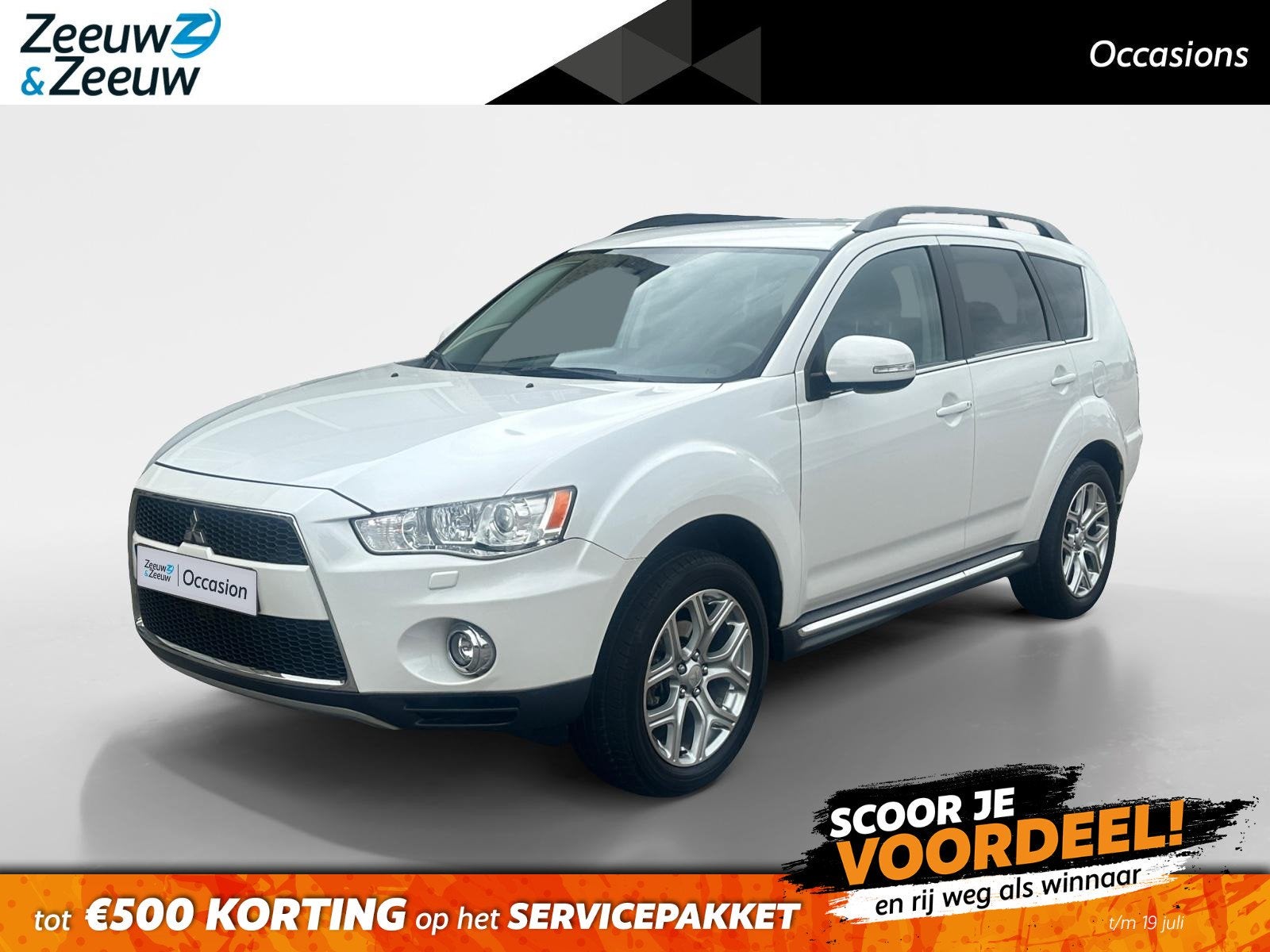 Mitsubishi Outlander 2.0 Edition One | UNIEKE KILOMETERS | N, Auto's, Mitsubishi, Zwart, 4 cilinders, Wit, Bedrijf