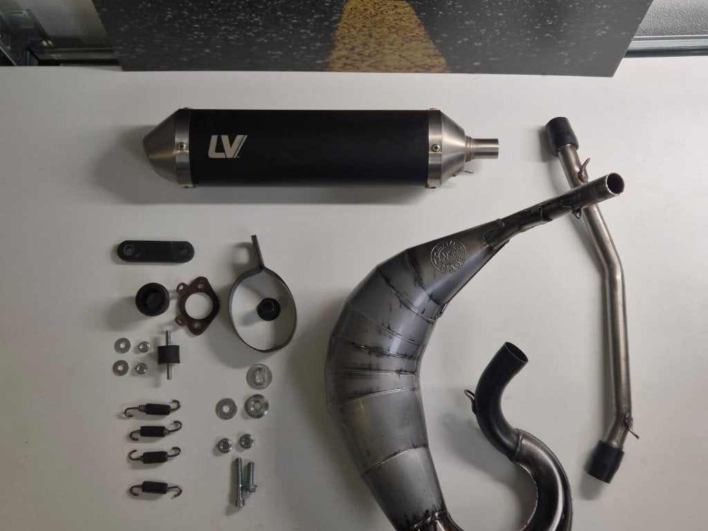Leovince X-Fight Black Edition uitlaat voor Aprilia en Derbi, Verzenden, Gebruikt