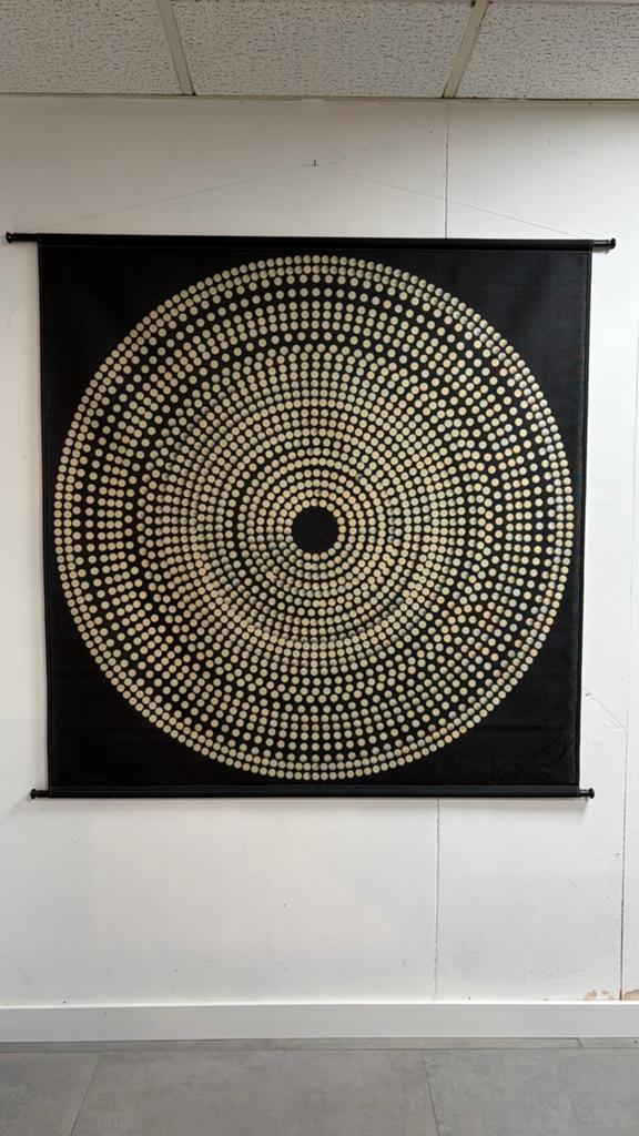 Wanddoek circels, Ophalen of Verzenden