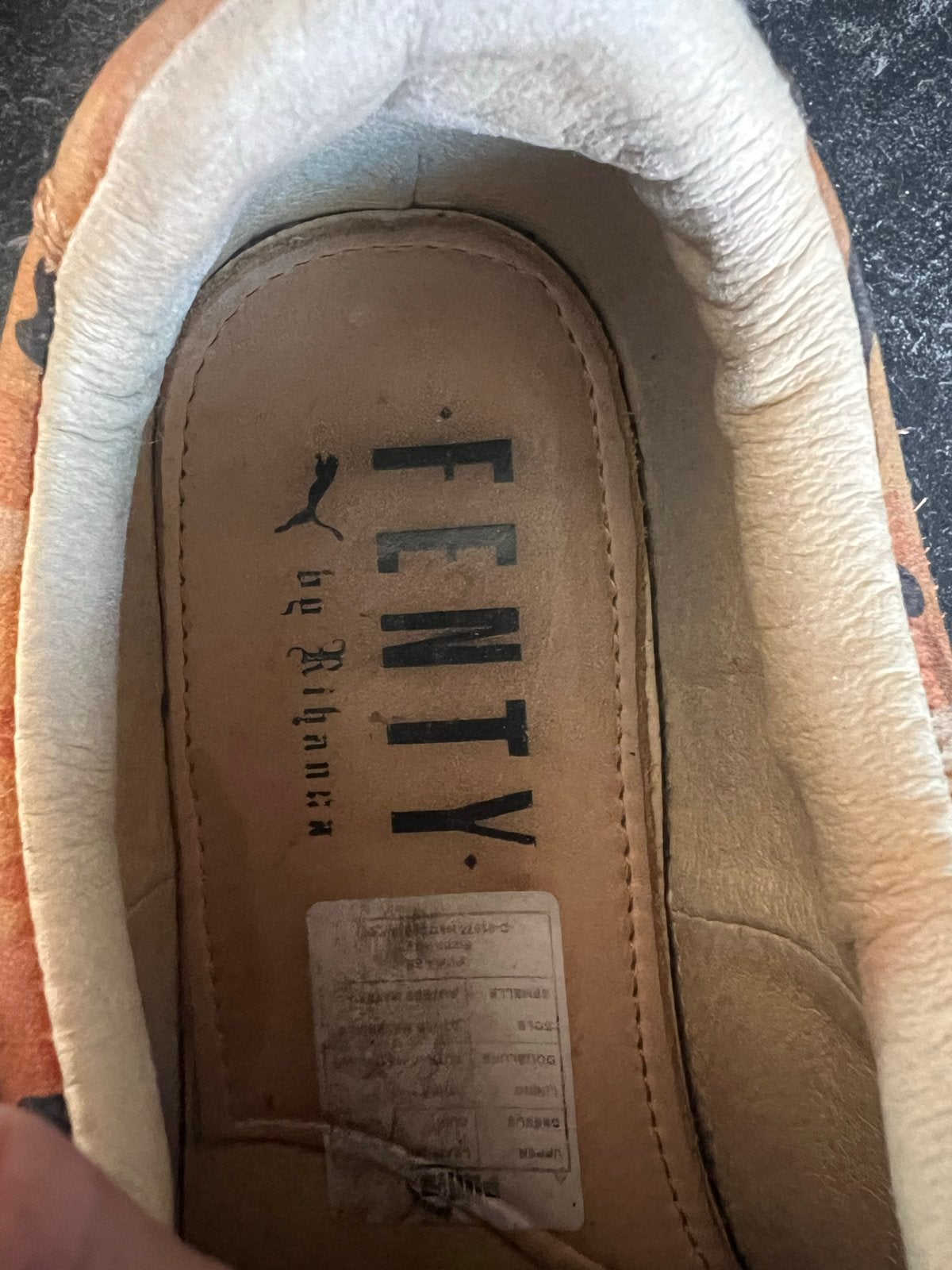 Puma Fenty by Rihanna sneakers - Oranje camouflage, Ophalen, Gedragen, Oranje, Sneakers of Gympen