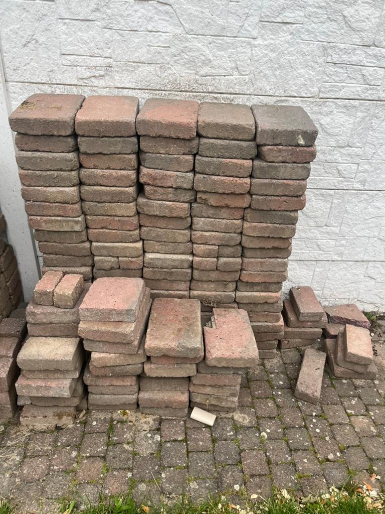 Terrastegels 30x20x5 gratis ca 3m2, Tuin en Terras, Tegels en Klinkers, Ophalen, Gebruikt, Minder dan 5 m², Beton