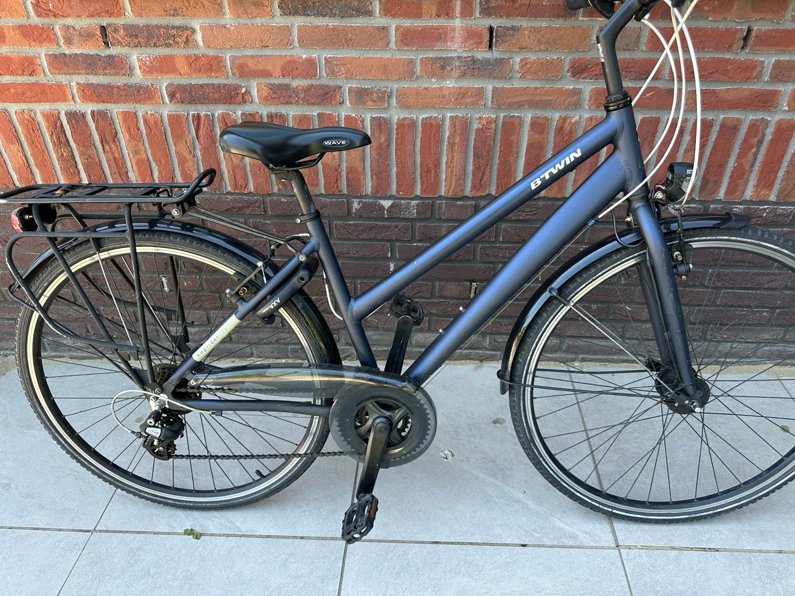 BTwin Meisjesfiets 28 inch, 21 versnellingen, Velgrem, Versnellingen, Ophalen, Overige merken