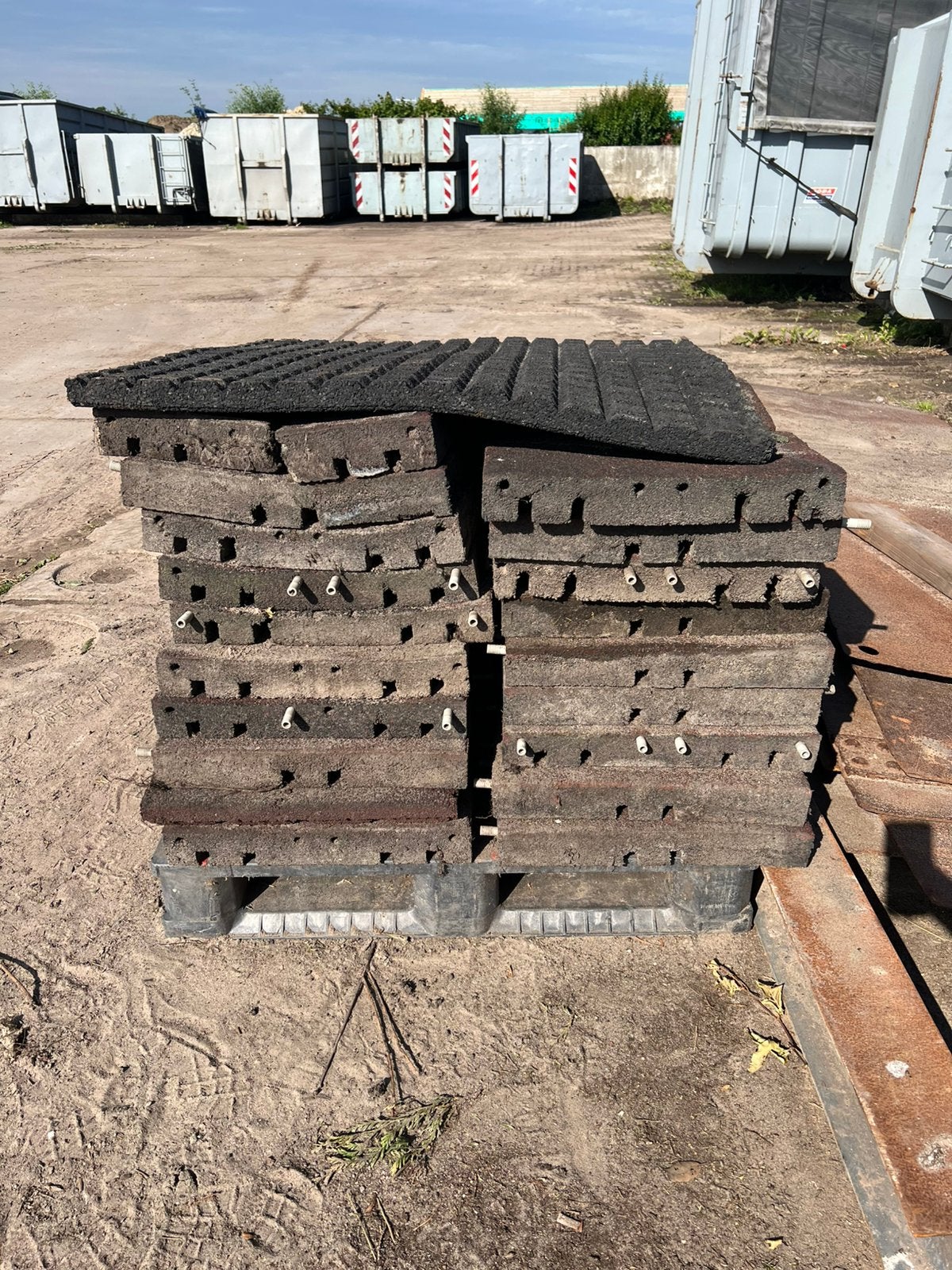 Rubber tegels, Ophalen, Gebruikt, Overige materialen