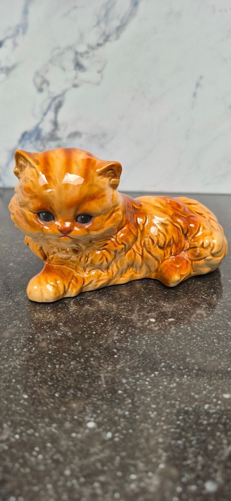 Goebel Katje Beeldje - Vintage Porselein, Ophalen of Verzenden, Zo goed als nieuw, Hond of Kat, Beeldje of Figuurtje
