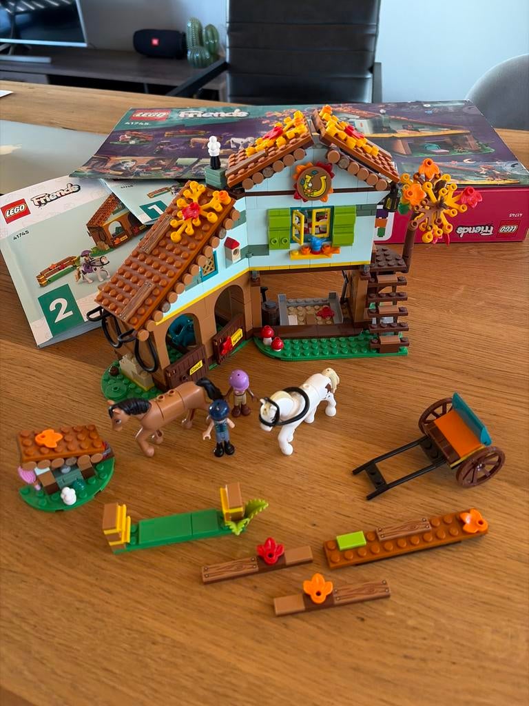 Lego Friends Herfst Paarden Manege 41745, Lego, Friends, Ophalen of Verzenden, Zo goed als nieuw