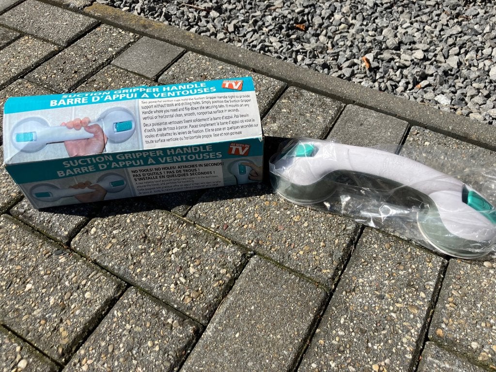 Veiligheidsgreep voor toilet of douche, Diversen, Verpleegmiddelen, Ophalen of Verzenden, Zo goed als nieuw