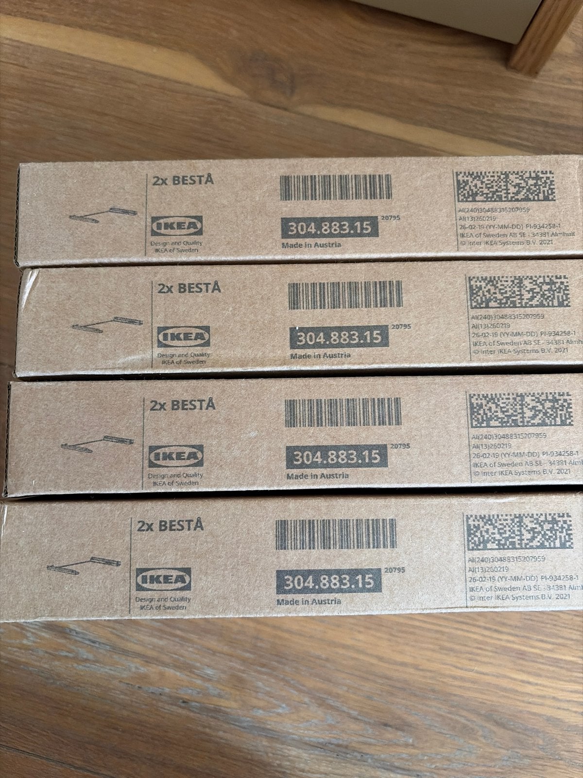 IKEA BESTÅ poten (4 sets van 2 stuks), Huis en Inrichting, Ophalen, Nieuw